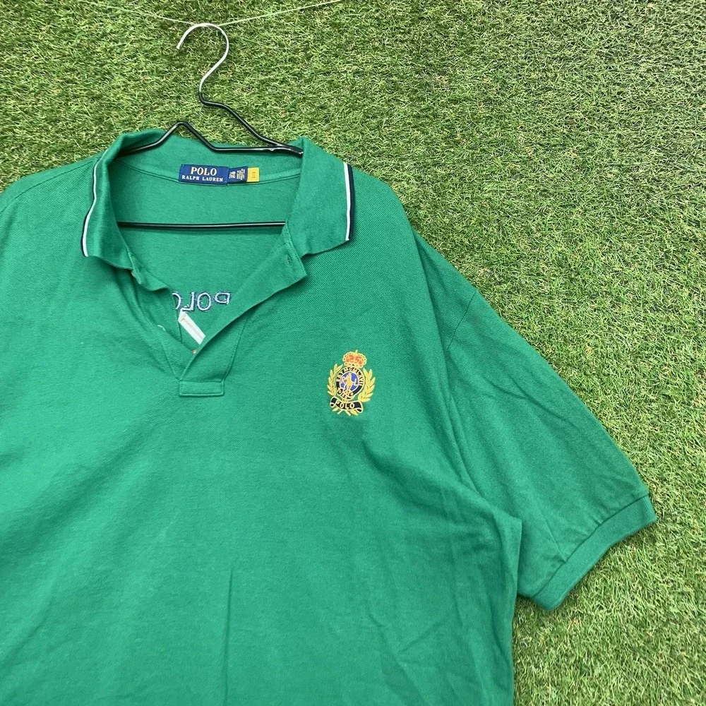 Polo Ralph Lauren Polo Shirt Mens 2XB 2X Big Logo Embroidered Equestrian Sport